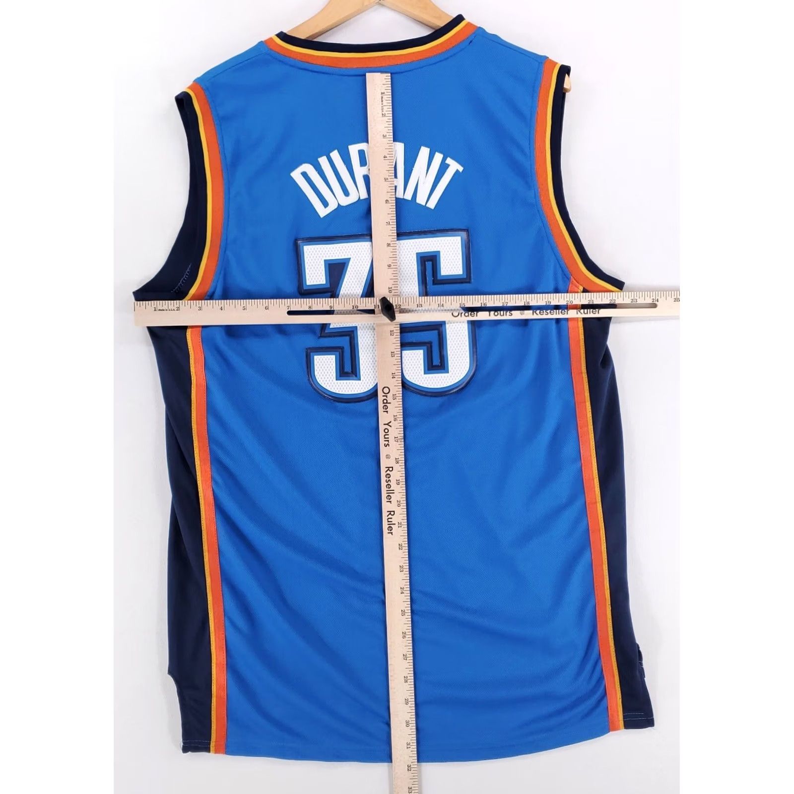 Adidas Adidas Thunder Kevin Durant Jersey 35 Blue Mens XL Size US XL / EU 56 / 4 - 8 Thumbnail