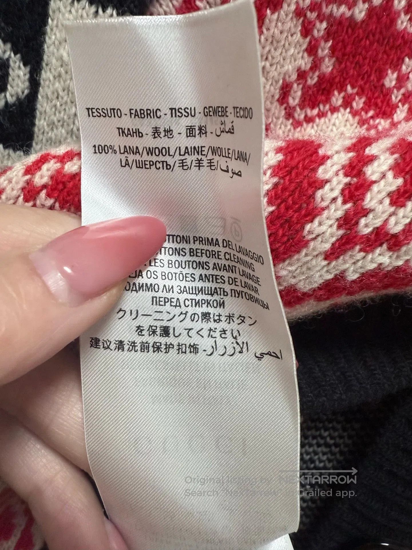 Gucci Gucci Red White Plaid Wool Cardigan. Size S / US 4 / IT 40 - 6 Thumbnail