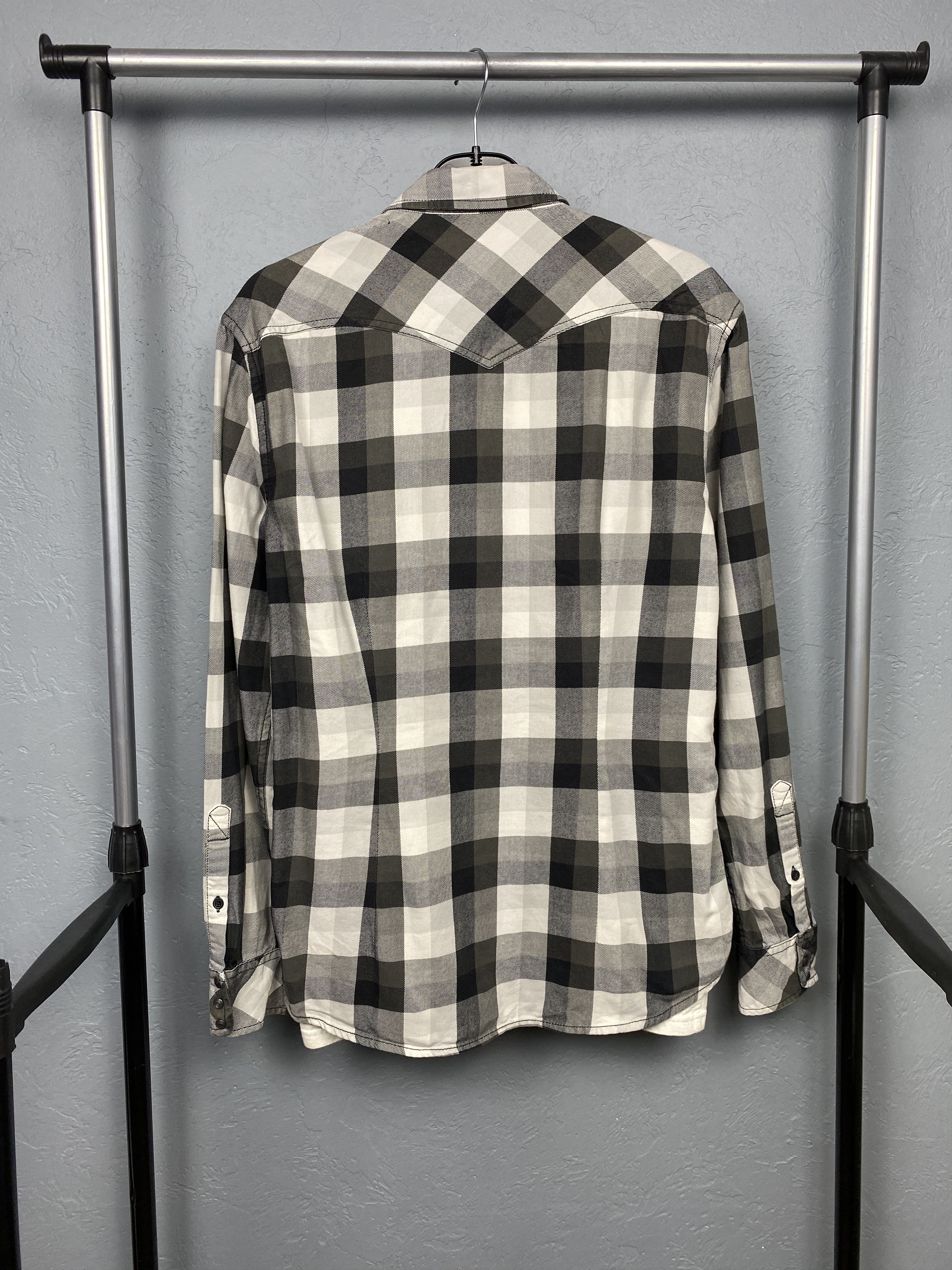 Diesel Diesel Vintage Mens Flannel Plaid Shirt Size US L / EU 52-54 / 3 - 7 Thumbnail