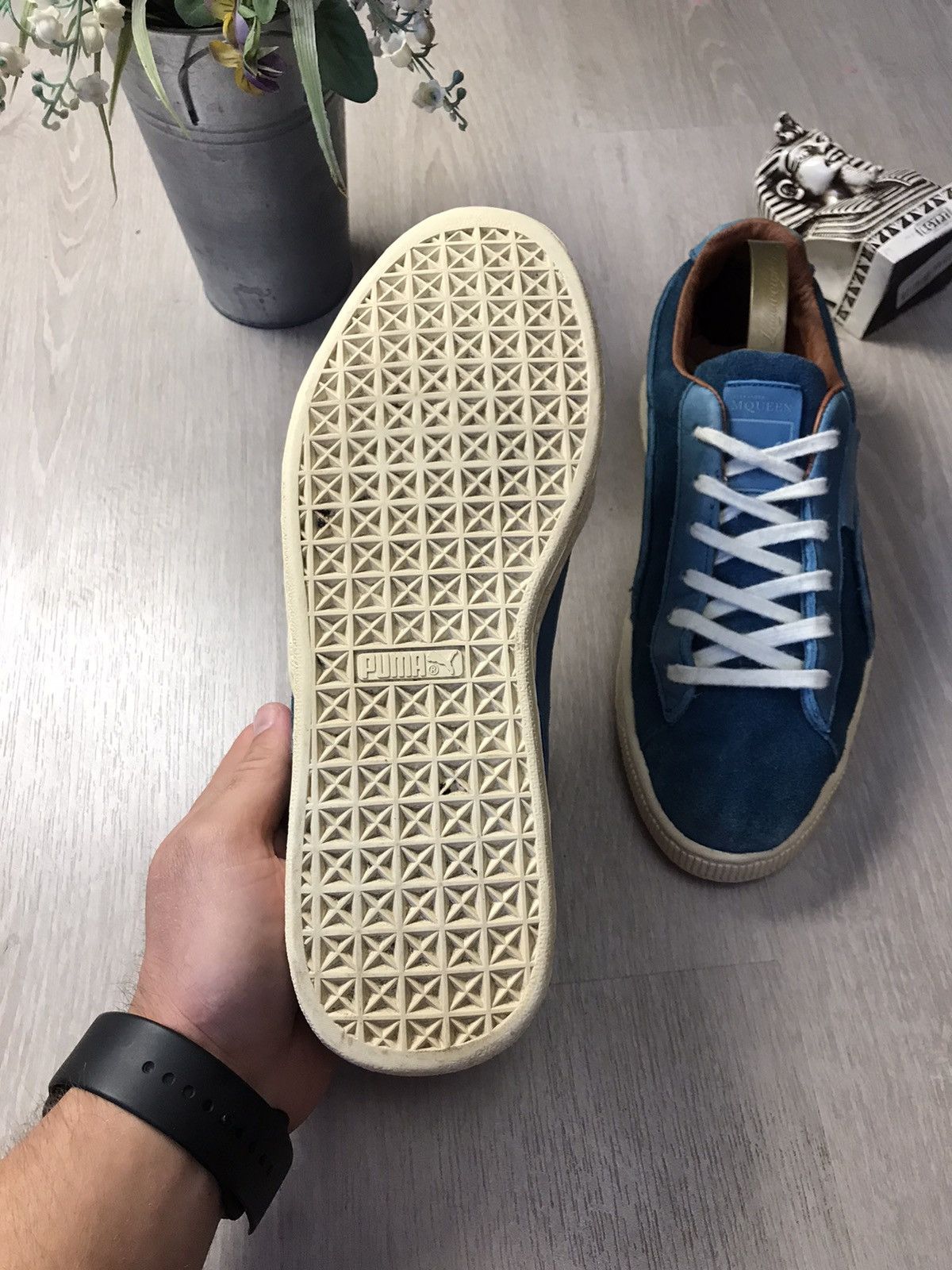 Alexander McQueen × Puma Puma & Alexandr McQueen AMQ Suede unisex sneakers Size US 9 / EU 42 - 9 Thumbnail