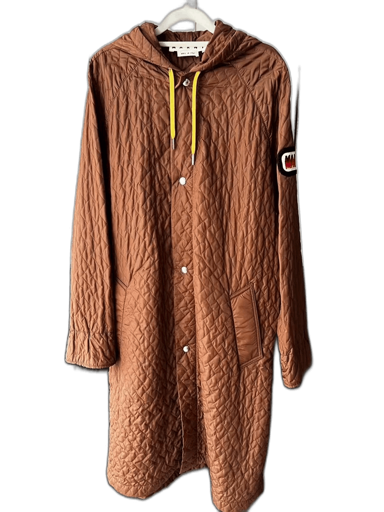 Marni Marni Quilted Long Hooded Casual Jacket-yf Size US M / EU 48-50 / 2 - 1 Thumbnail