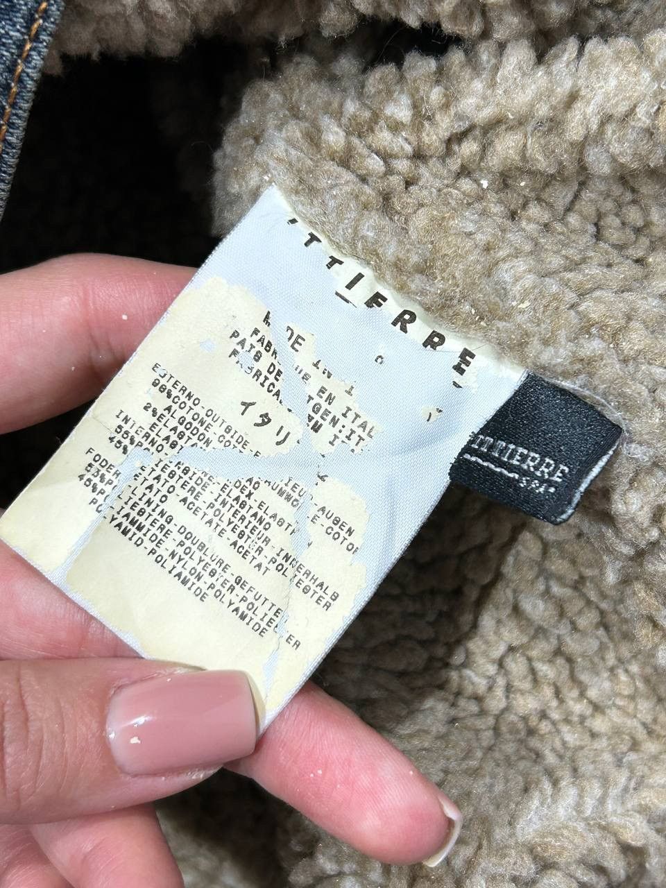 Dolce & Gabbana Vintage Dolce Gabbana Denim Jacket Sherpa Y2K Size L / US 10 / IT 46 - 14 Thumbnail