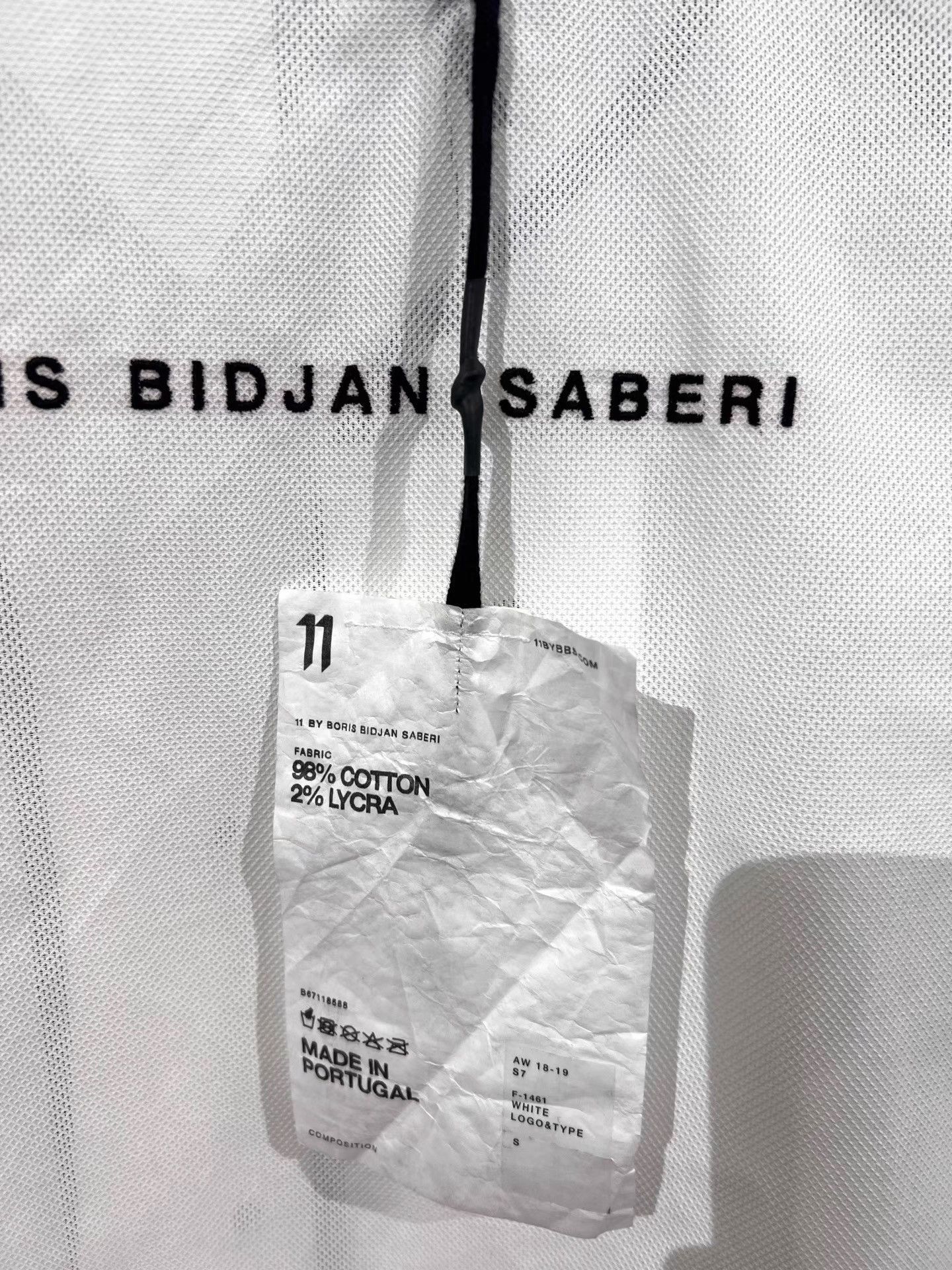 11 By Boris Bidjan Saberi 11by BBS Embroidered Text Baseball Jacket K35 Size US S / EU 44-46 / 1 - 6 Thumbnail