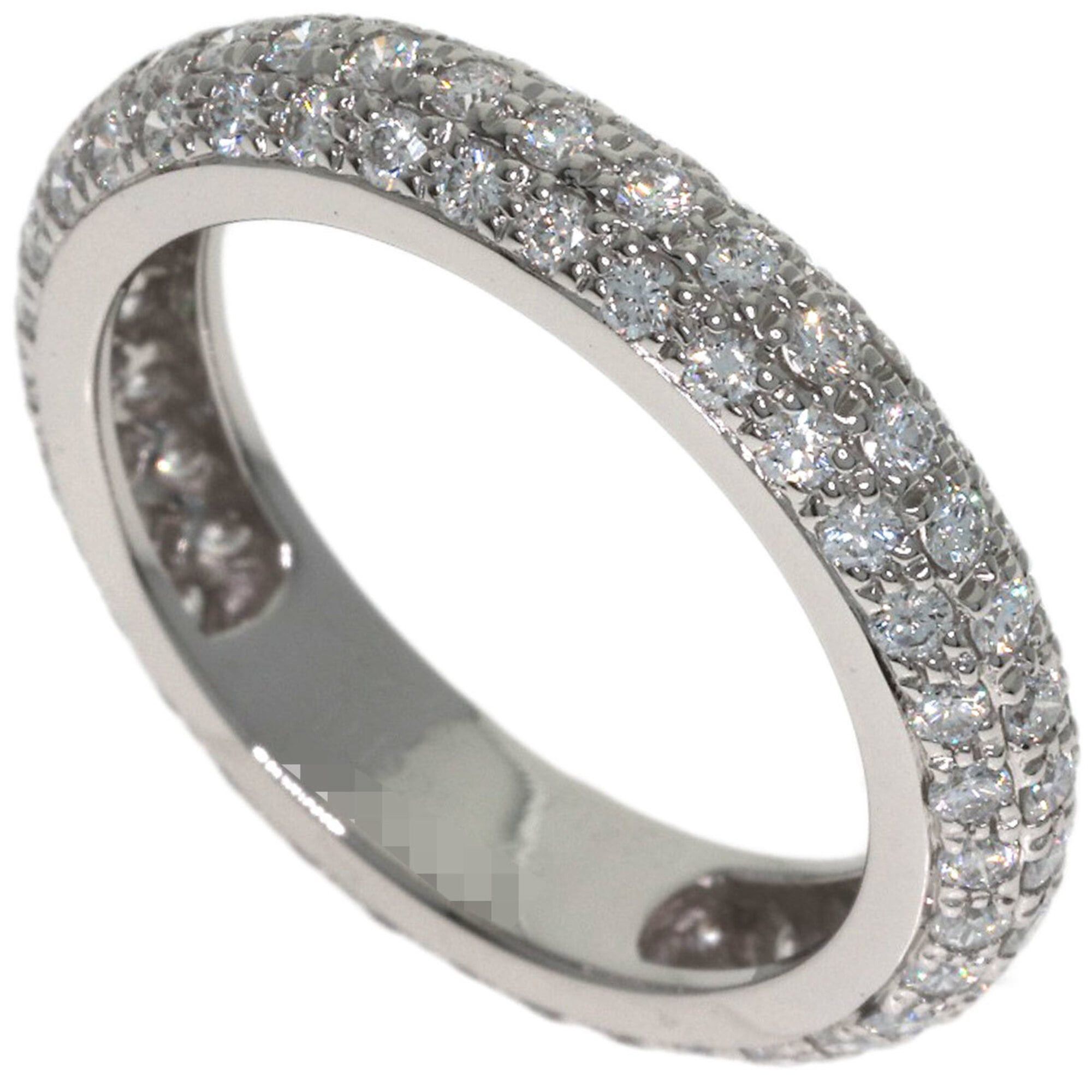 Cartier Cartier Full Eternity Pave Diamond Ring, Size 49, Platinum PT950, Women's. Size ONE SIZE - 1 Thumbnail