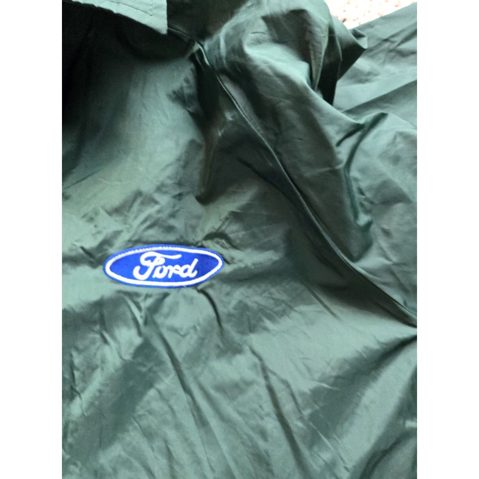Ford VINTAGE WearGuard Windbreaker Jacket Mens S Green Snap Front Lined Nylon Mid-Length Casual Workwear Cars USA 90s? No Size US S / EU 44-46 / 1 - 4 Thumbnail