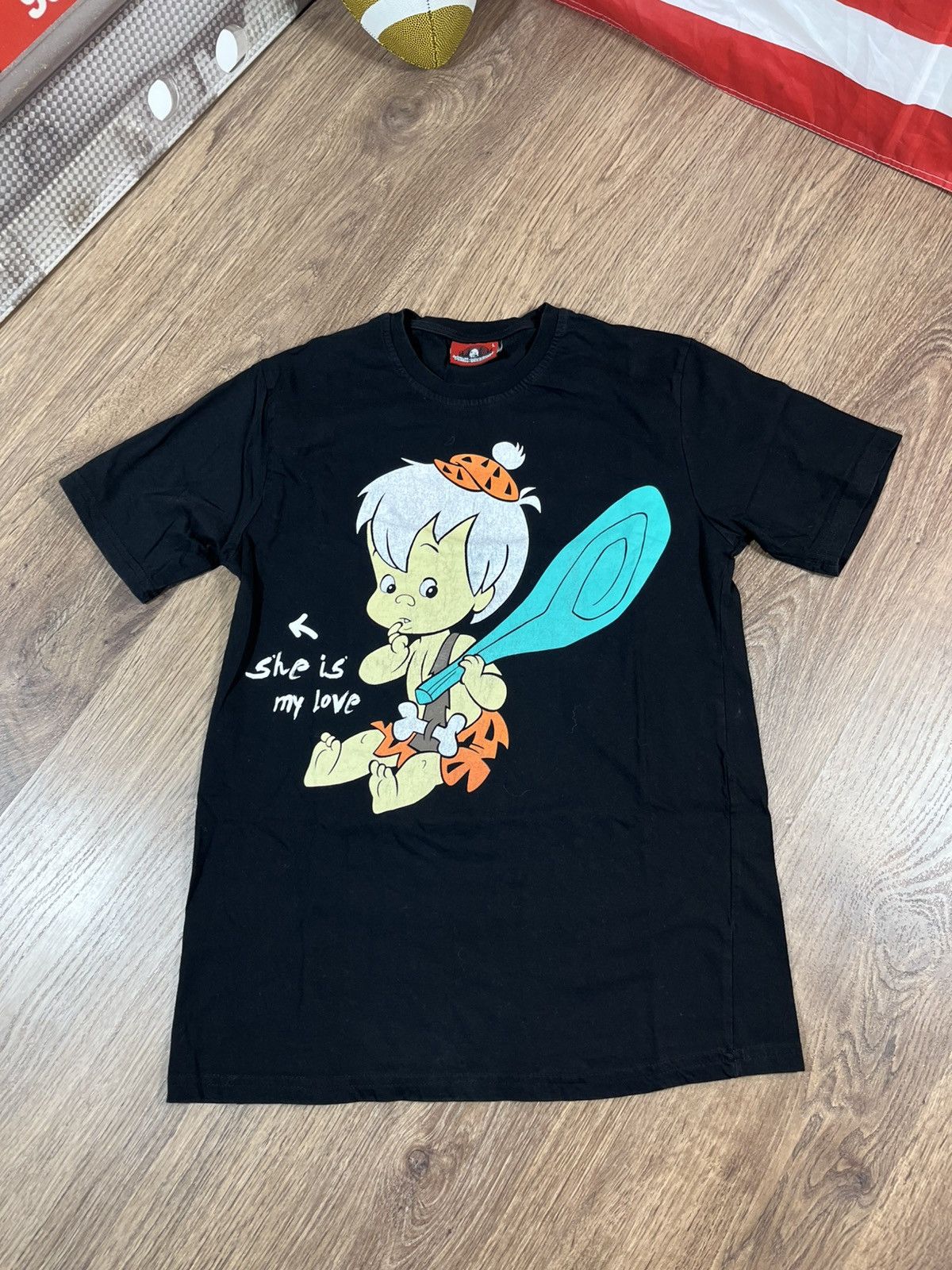 Band Tees Vintage 90s Flinstones T Shirt Size US L / EU 52-54 / 3 - 1 Thumbnail