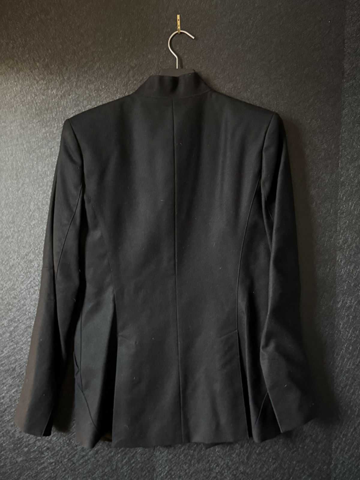 Helmut Lang Helmut Lang Felted Nehru Blazer (New/ Unworn with Tags) Size 38R - 3 Thumbnail