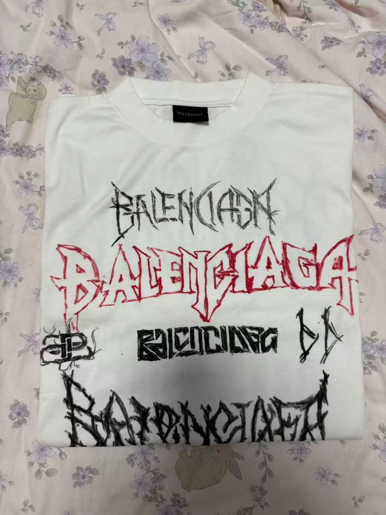 Balenciaga Dragon Year Graffiti Tee
