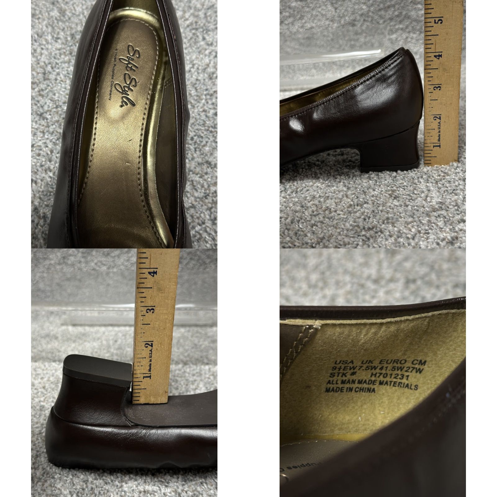 Hush Puppies Hush Puppies Pumps Size 9.5 Women Pump Brown Dark Academia 90s Y2K Square Chunky Heel Block Heel Womens Size US 10 / IT 40 - 8 Thumbnail