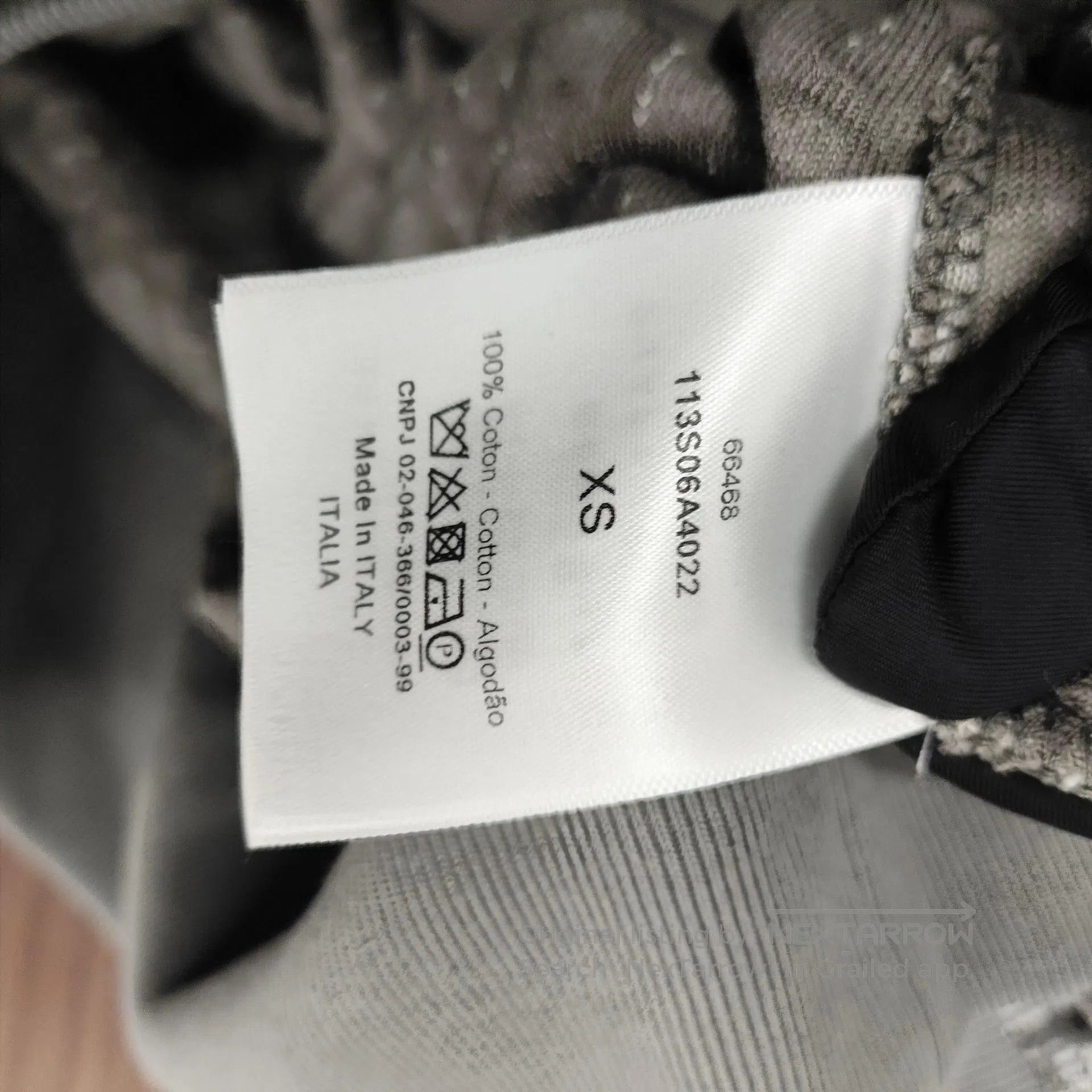 Dior Dior Grey Camo Print Hooded Short Sleeve Sweatshirt| Size US XS / EU 42 / 0 - 4 Thumbnail