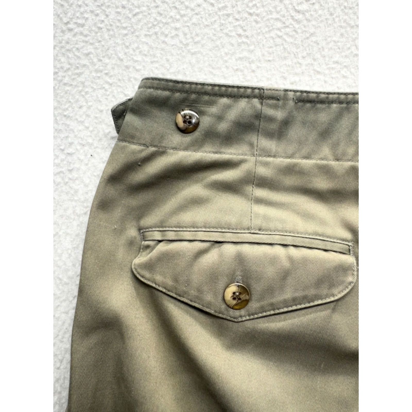 Vintage VINTAGE Mens Company Khaki Pleated Chino Trousers 30 Inseam 30 Pants Mens Woman? Size US 30 / EU 46 - 6 Thumbnail