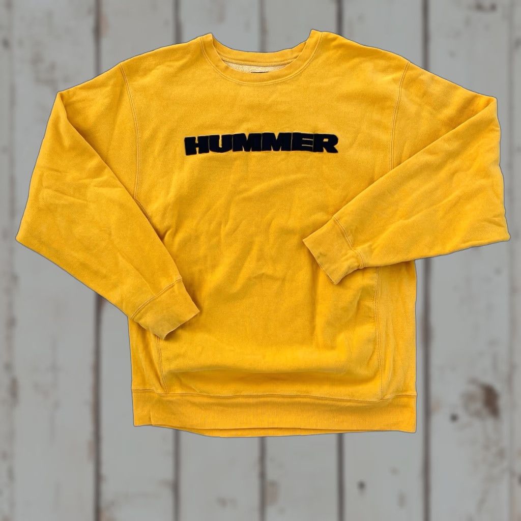 Vintage VINTAGE Steve & Barry’s Mens XL XLarge Crewneck Sweatshirt Yellow Hummer Spell Out Y2K University Pullover Mens Size US XL / EU 56 / 4 - 1 Thumbnail