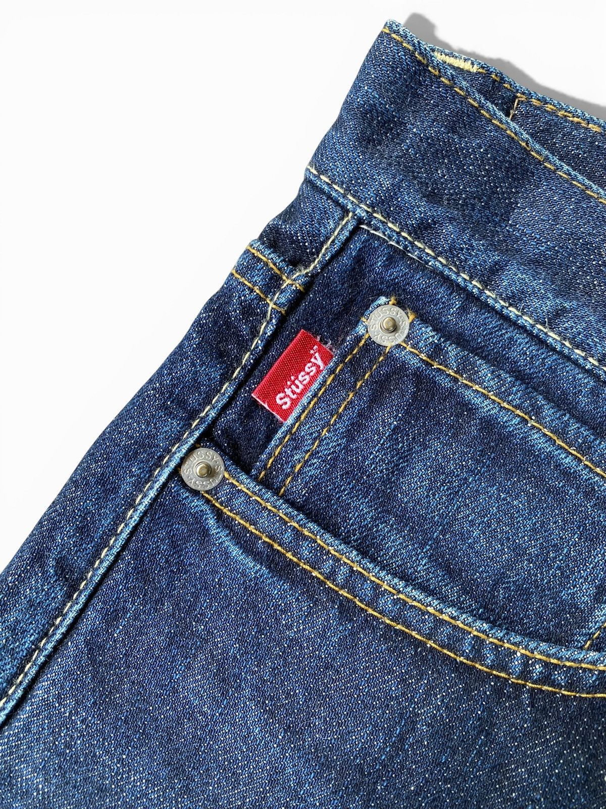 Stussy Vintage 00’s stussy Distressed spell out Jeans Size US 30 / EU 46 - 10 Thumbnail