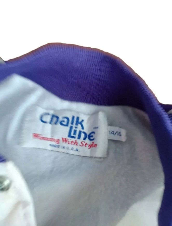 NBA × Vintage Vintage Magic Johnson Chalk Lines 90's nylon Jacket Size US M / EU 48-50 / 2 - 7 Thumbnail