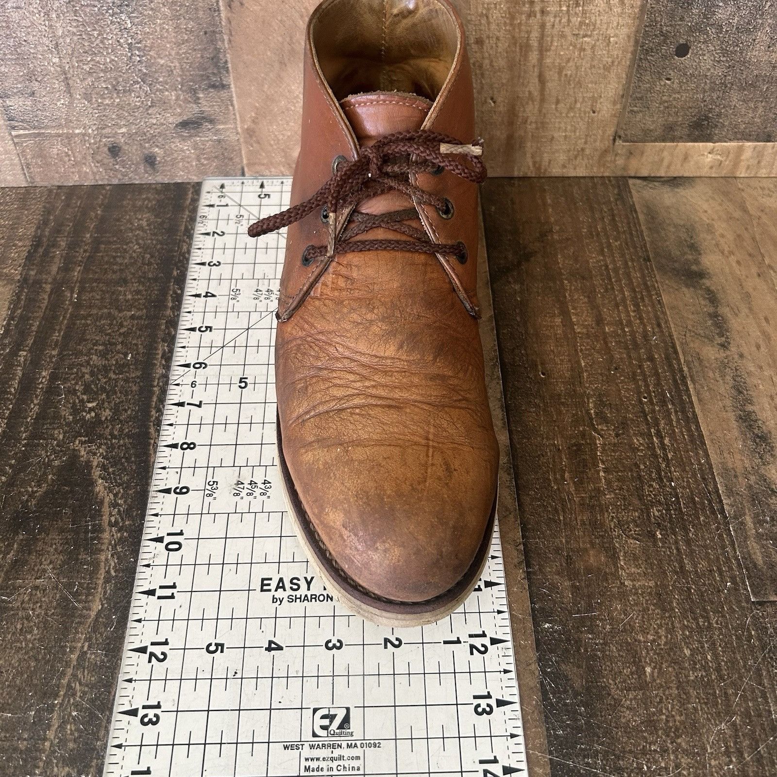 Red Wing Red Wing 595 Chukka Leather Lace Up Work Boots Mens 10 D Size US 10 / EU 43 - 5 Thumbnail