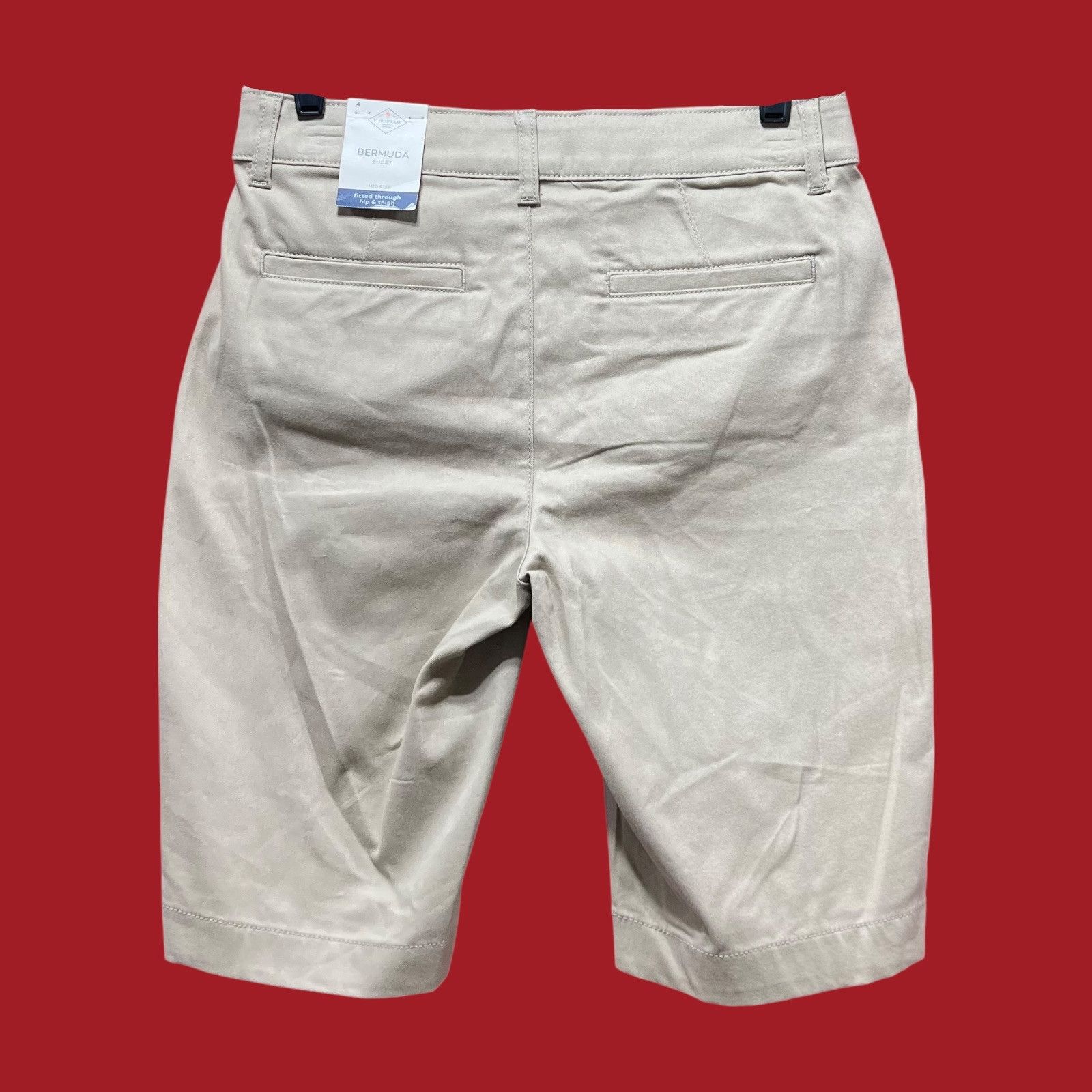 Other St. John's Bay - Women's Mid-Rise Cargo Bermuda Short - 11" Size 27" / US 4 / IT 40 - 2 Thumbnail
