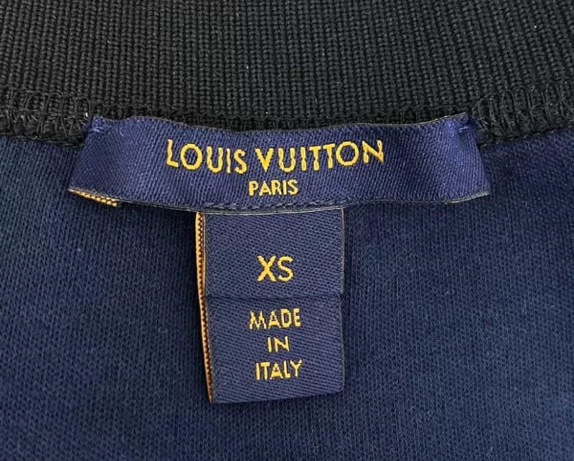 Louis Vuitton Louis Vuitton Blue white black long sleeved sweatshirt Size US XS / EU 42 / 0 - 6 Thumbnail