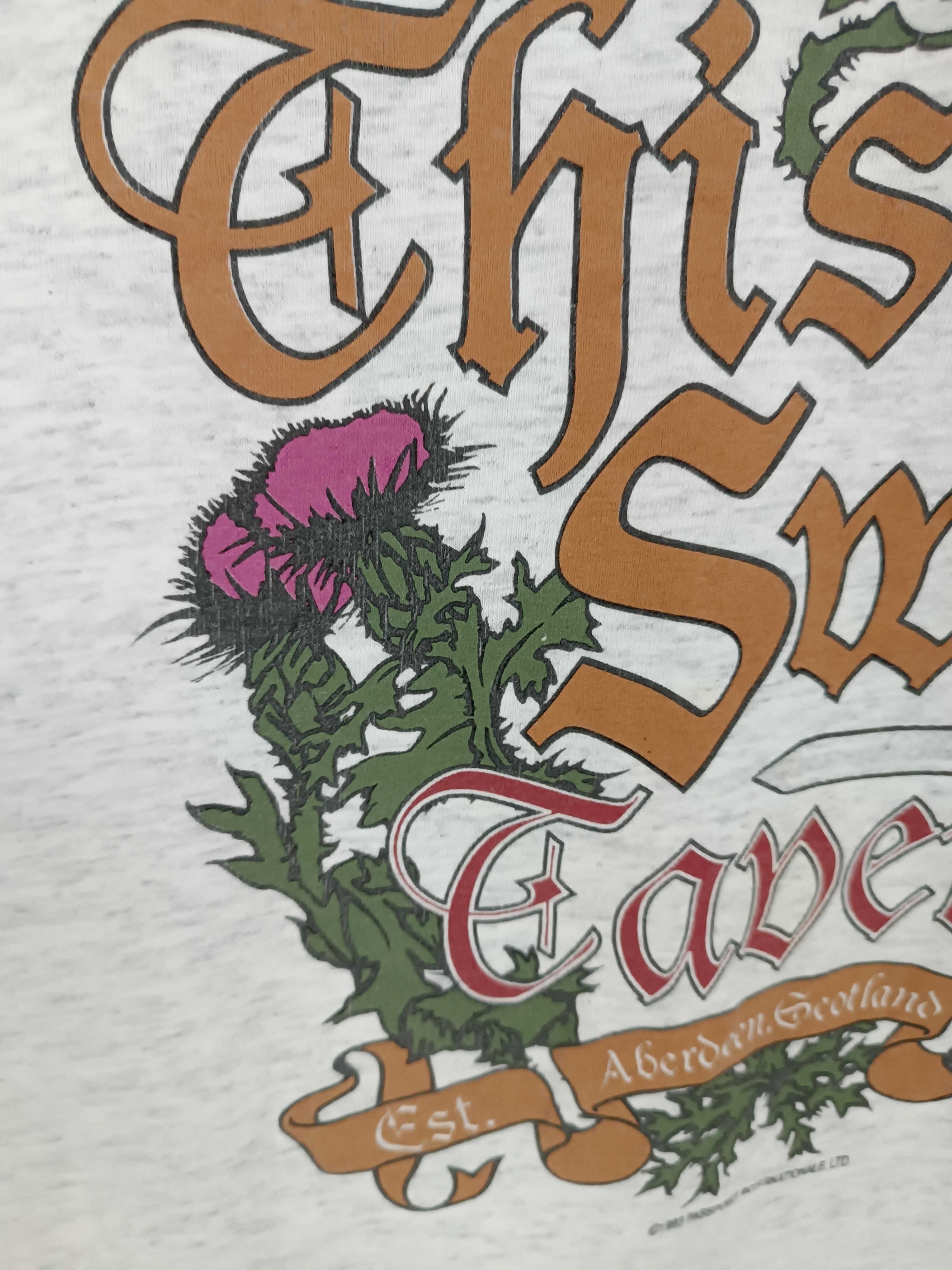 Vintage VINTAGE '93 CRAWFORDS THISTLE & SWORD TAVERN VERY RARE Size US XXL / EU 58 / 5 - 12 Thumbnail