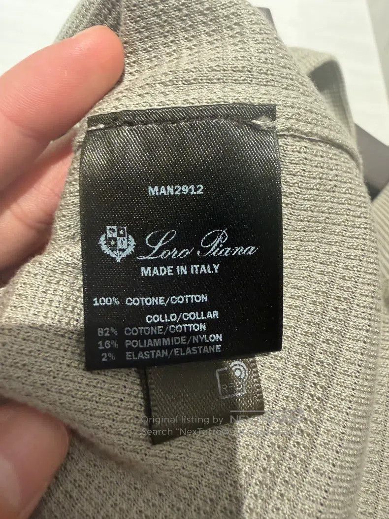 Loro Piana Loro Piana Perldeo Short Sleeve 25 SS Men's Crewneck T-Shi Size US M / EU 48-50 / 2 - 5 Thumbnail
