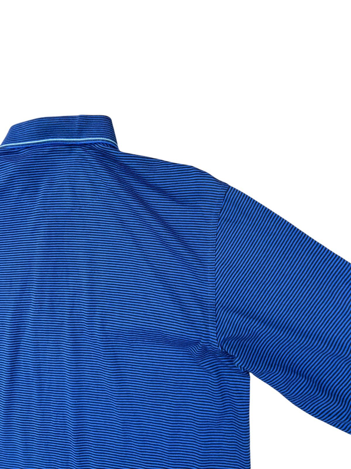 Nike Vintage Nike Golf Striped Long Sleeve Polo Shirt Dri - Fit Size US L / EU 52-54 / 3 - 19 Thumbnail