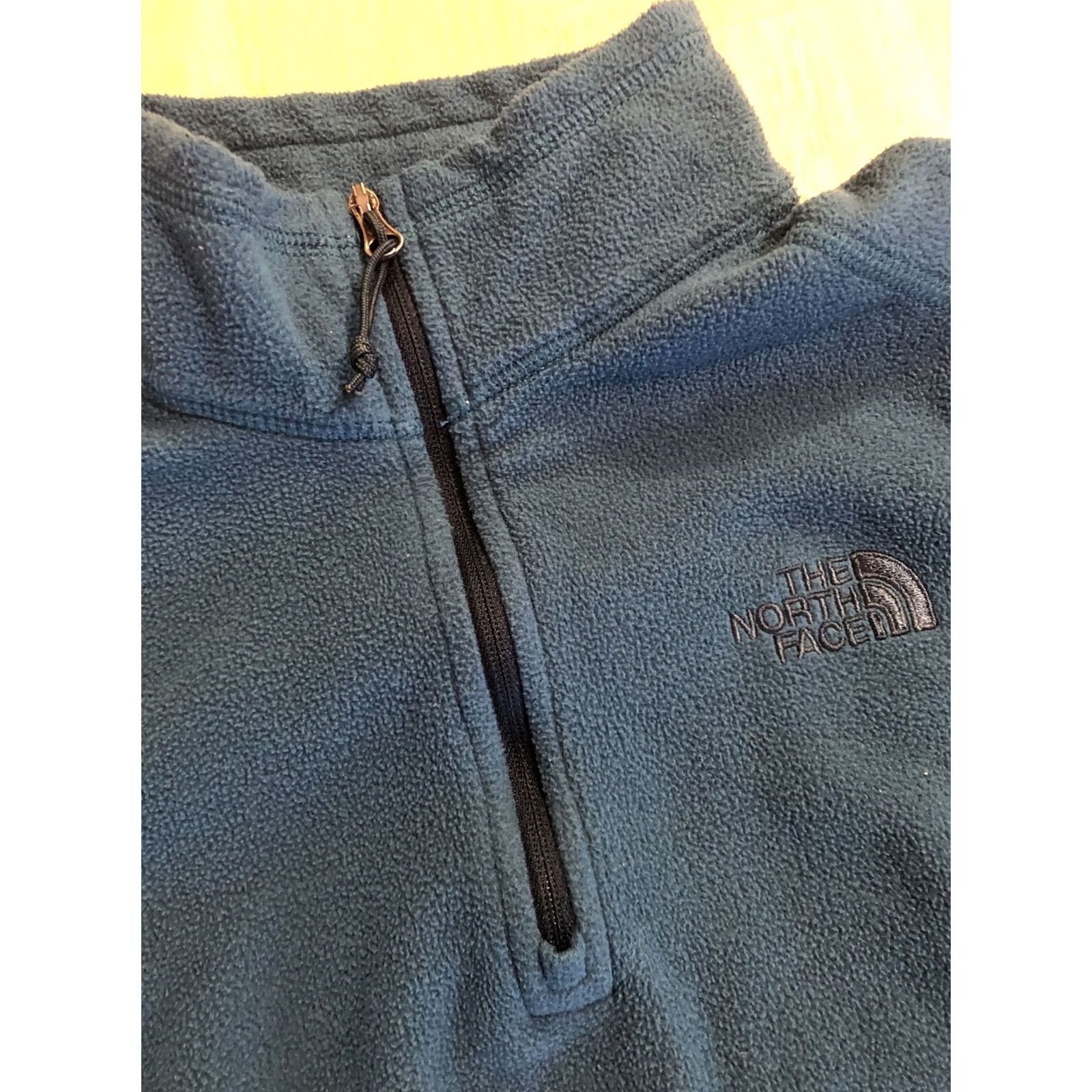 The North Face THE NORTH FACE Women's Fleece Top 1/4 Zip Blue Lightweight Sweatshirt S Size S / US 4 / IT 40 - 2 Thumbnail