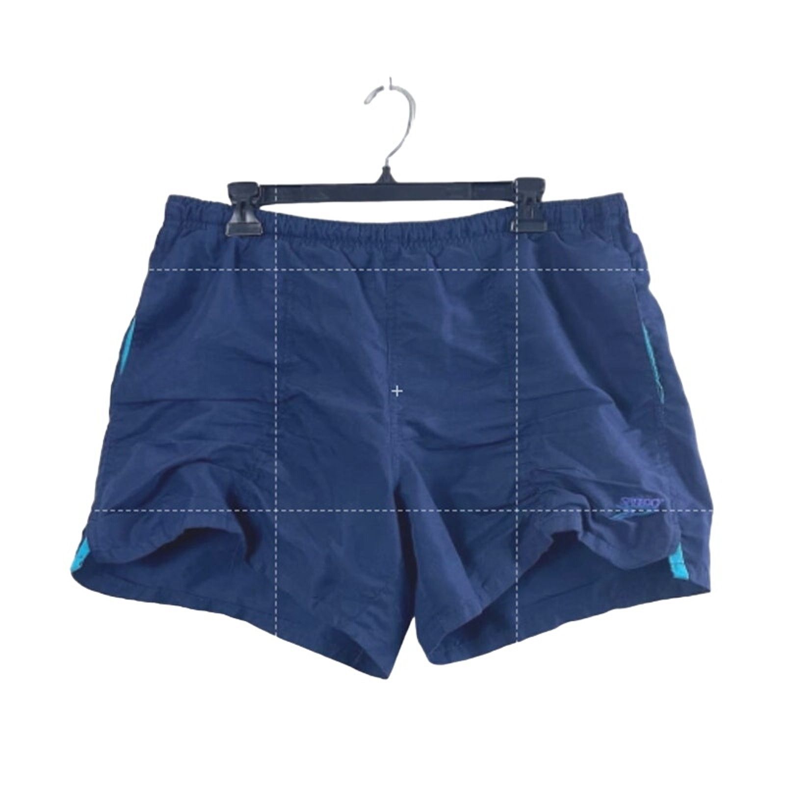 Speedo Men's Blue Speedo Vintage Swim Shorts M Size US 34 / EU 50 - 1 Thumbnail