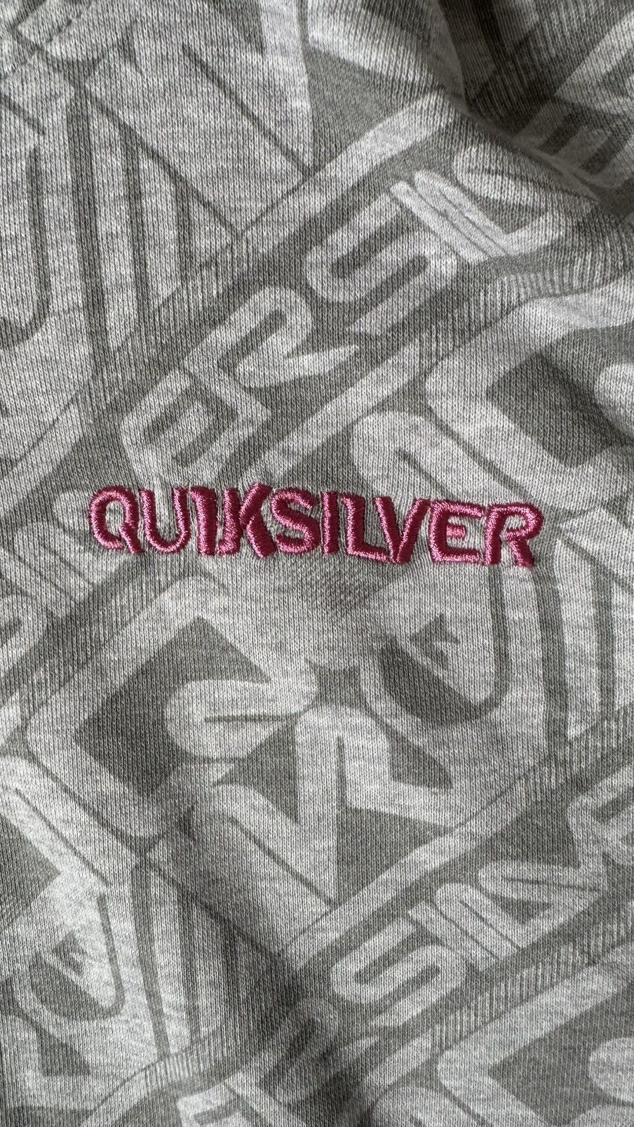 Quiksilver VINTAGE Y2K QUIKSILVER ALL OVER PRINT ZIPPED HOODIE Size US L / EU 52-54 / 3 - 4 Thumbnail