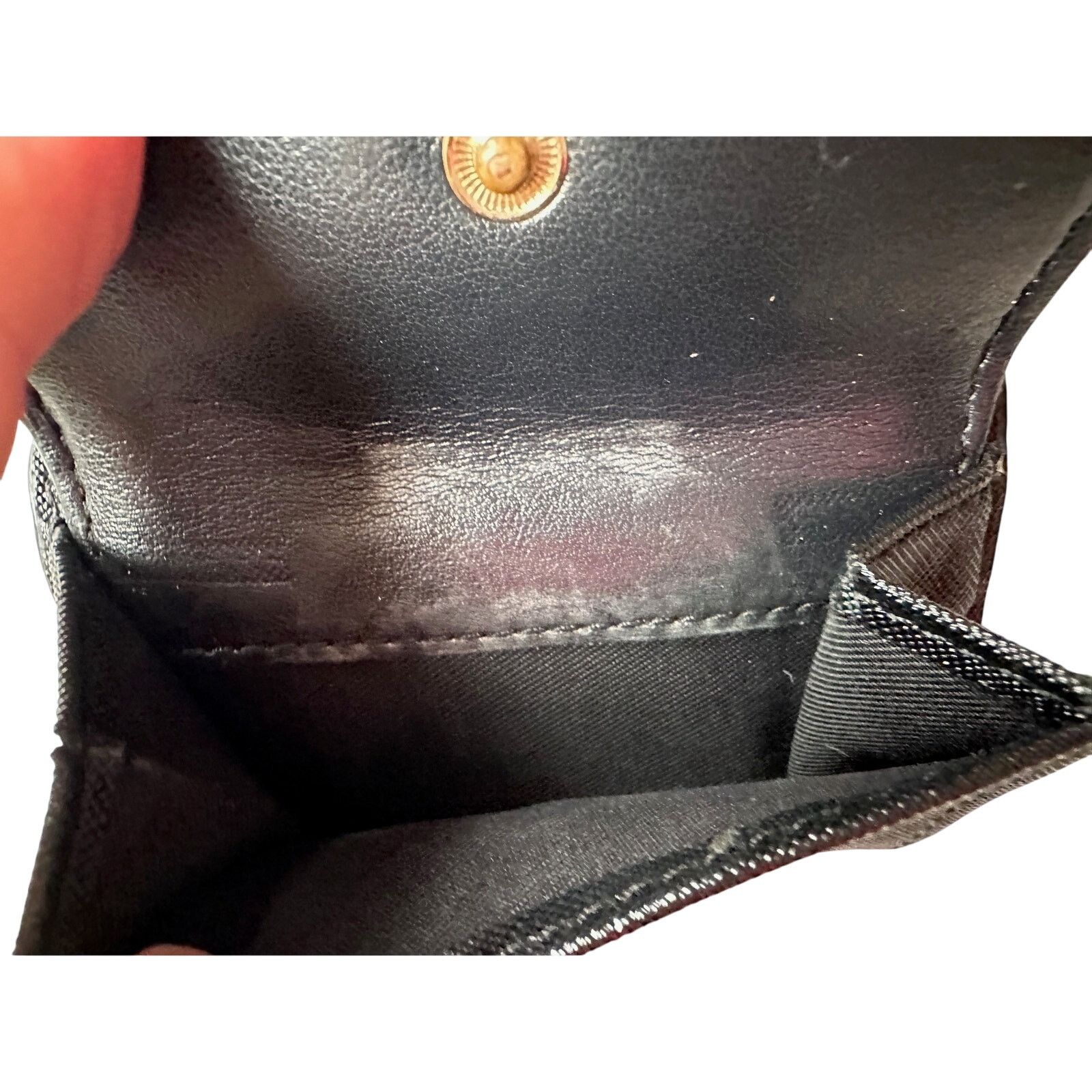 Marc Jacobs Marc Jacobs Black Mini Trifold Compact Wallet Size ONE SIZE - 10 Thumbnail