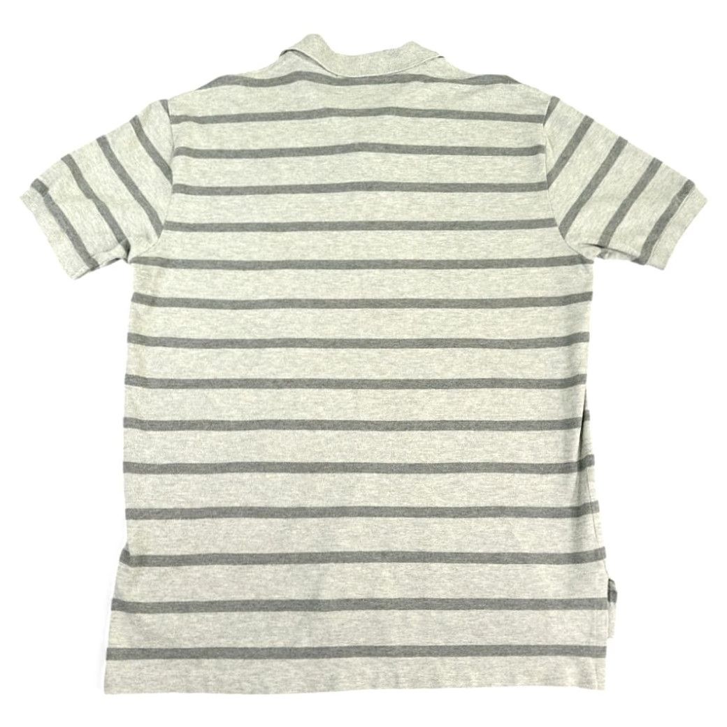 Polo Ralph Lauren VINTAGE Polo Ralph Lauren Polo Shirt Adult LARGE Gray Stripe Monochrome 90s Polo Ralph Lauren Logo Short Sleeve Casual Mens Size US L / EU 52-54 / 3 - 3 Thumbnail