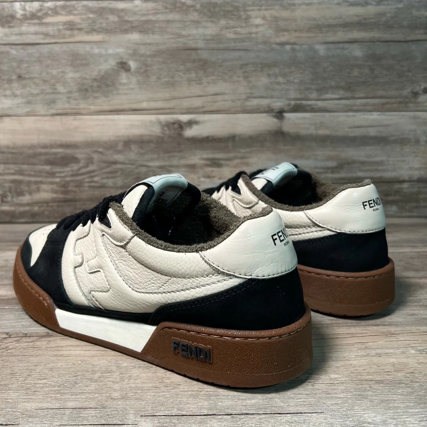Fendi FENDI Match Black/White/Brown Sneakers UK7 Size US 7 / EU 40 - 4 Thumbnail