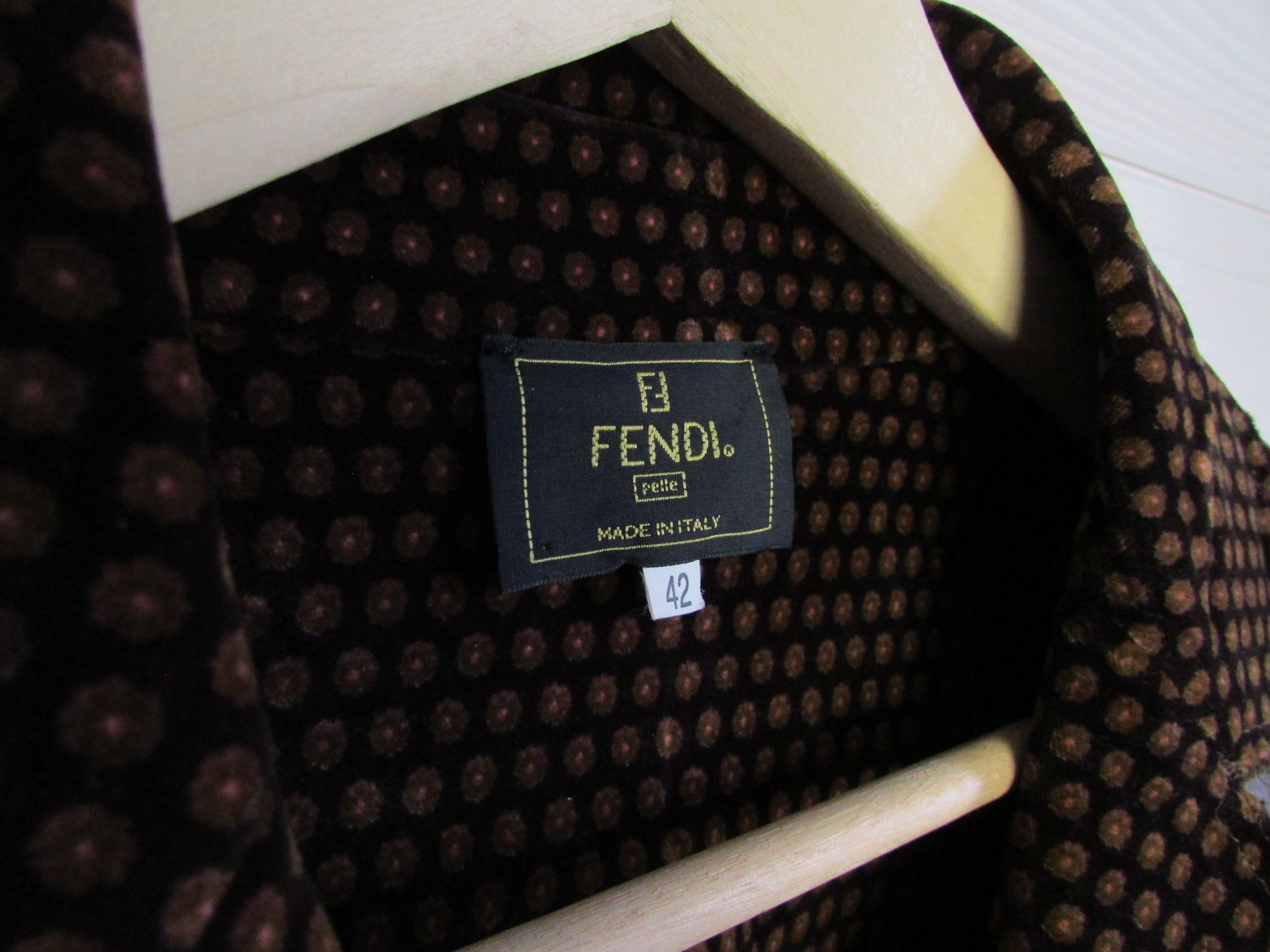 Fendi Fendi Women's Vintage Leather Coat Size XS / US 0-2 / IT 36-38 - 3 Thumbnail