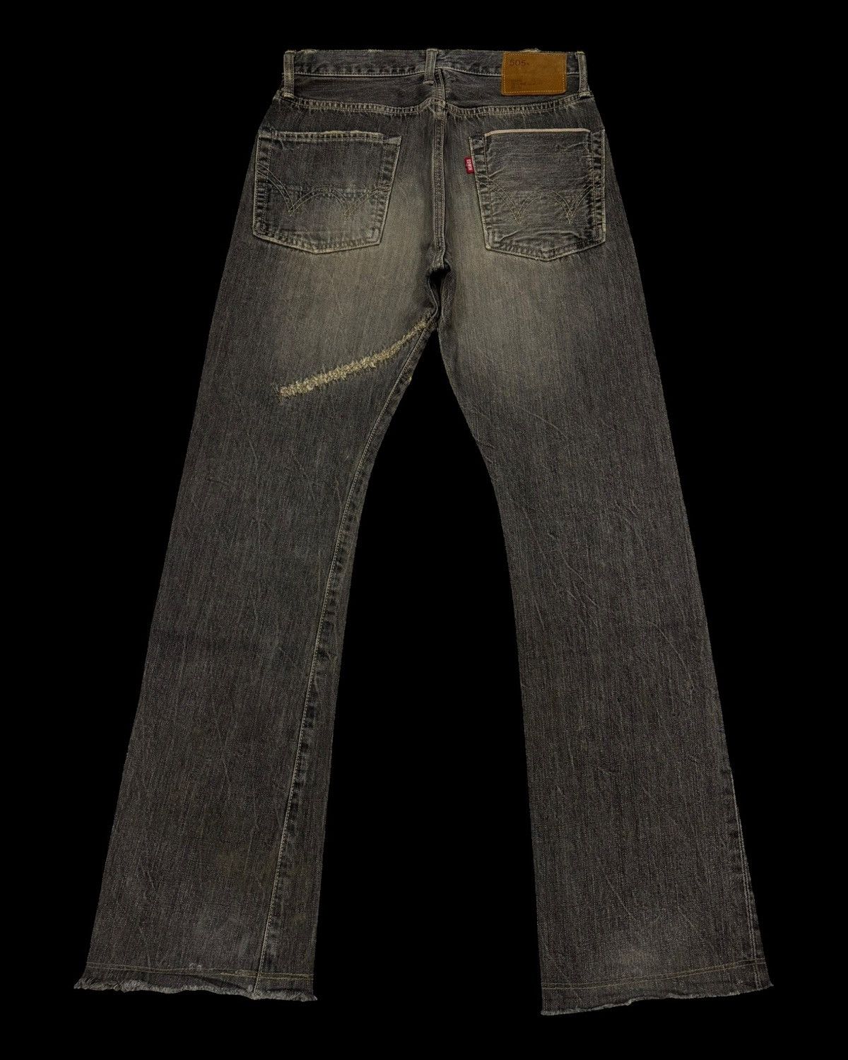 Edwin Flare Jeans Edwin 505s Selvedge Mud Wash Flare Denim Jeans Size US 29 - 13 Thumbnail