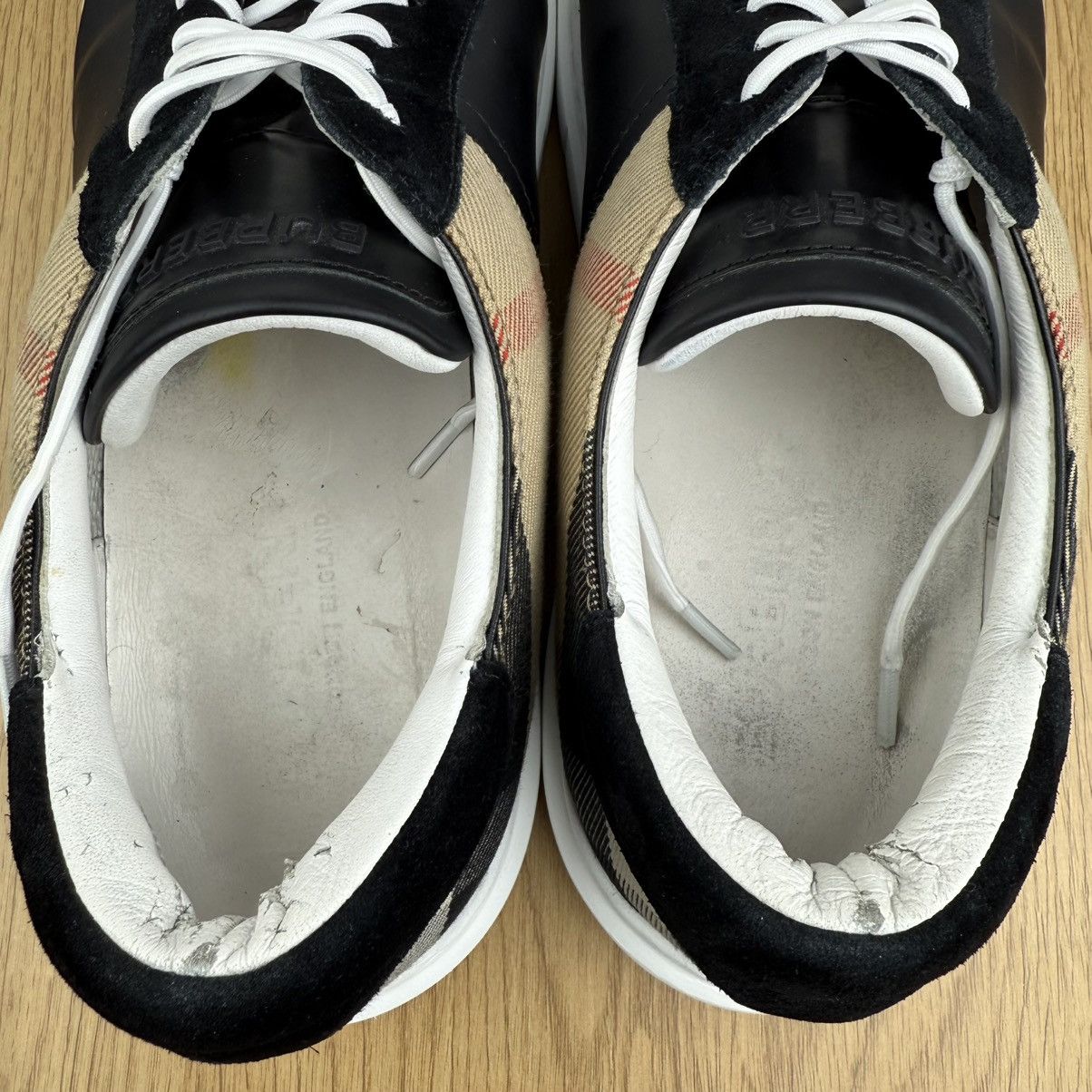 Burberry BURBERRY LONDON Sneakers Low-Top Shoes New Reeth Nova Check Size US 12 / EU 45 - 11 Thumbnail