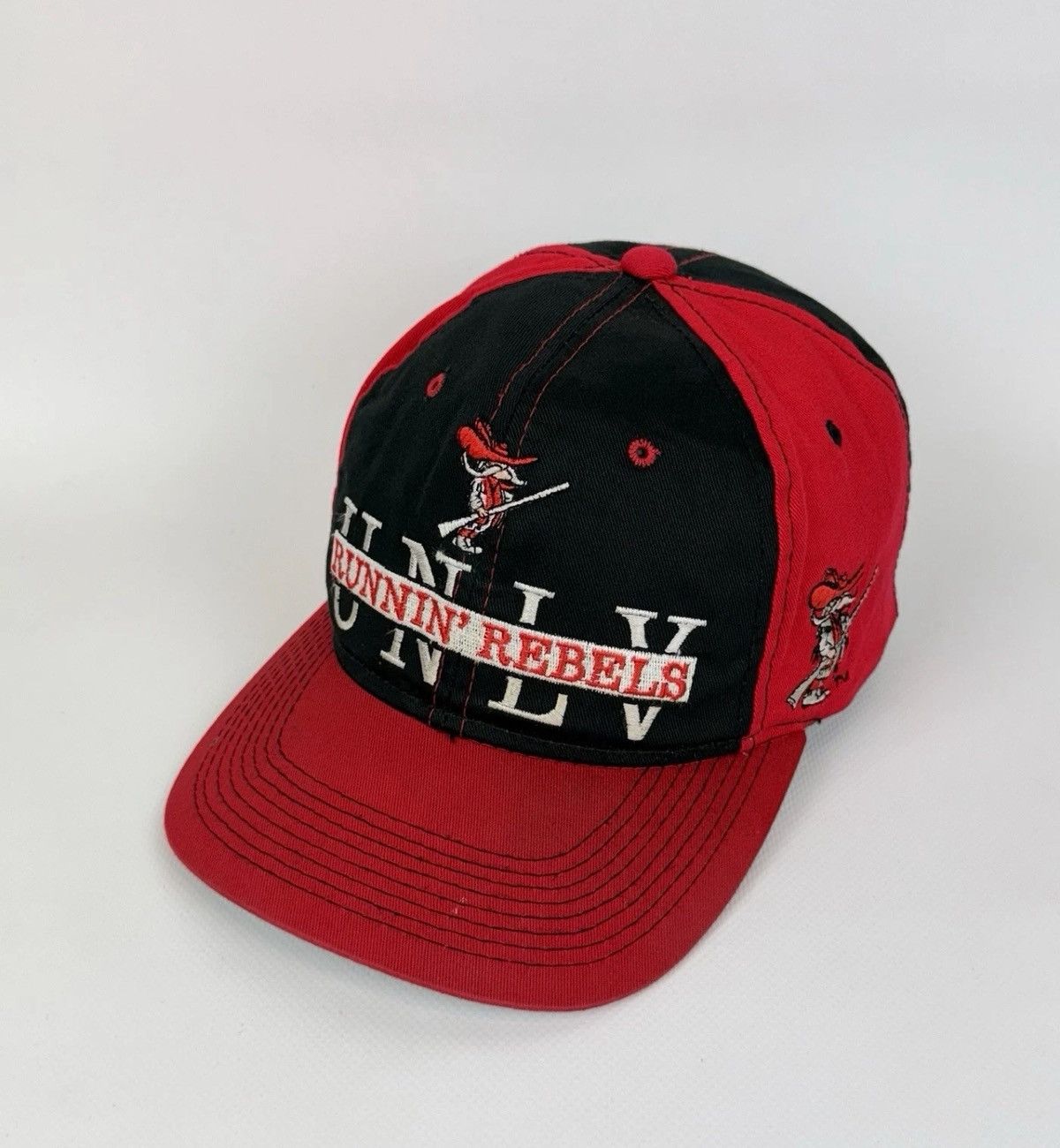 Vintage UNLV Runnin Rebels University of Nevada Las Vegas Cap Hat Size ONE SIZE - 1 Thumbnail