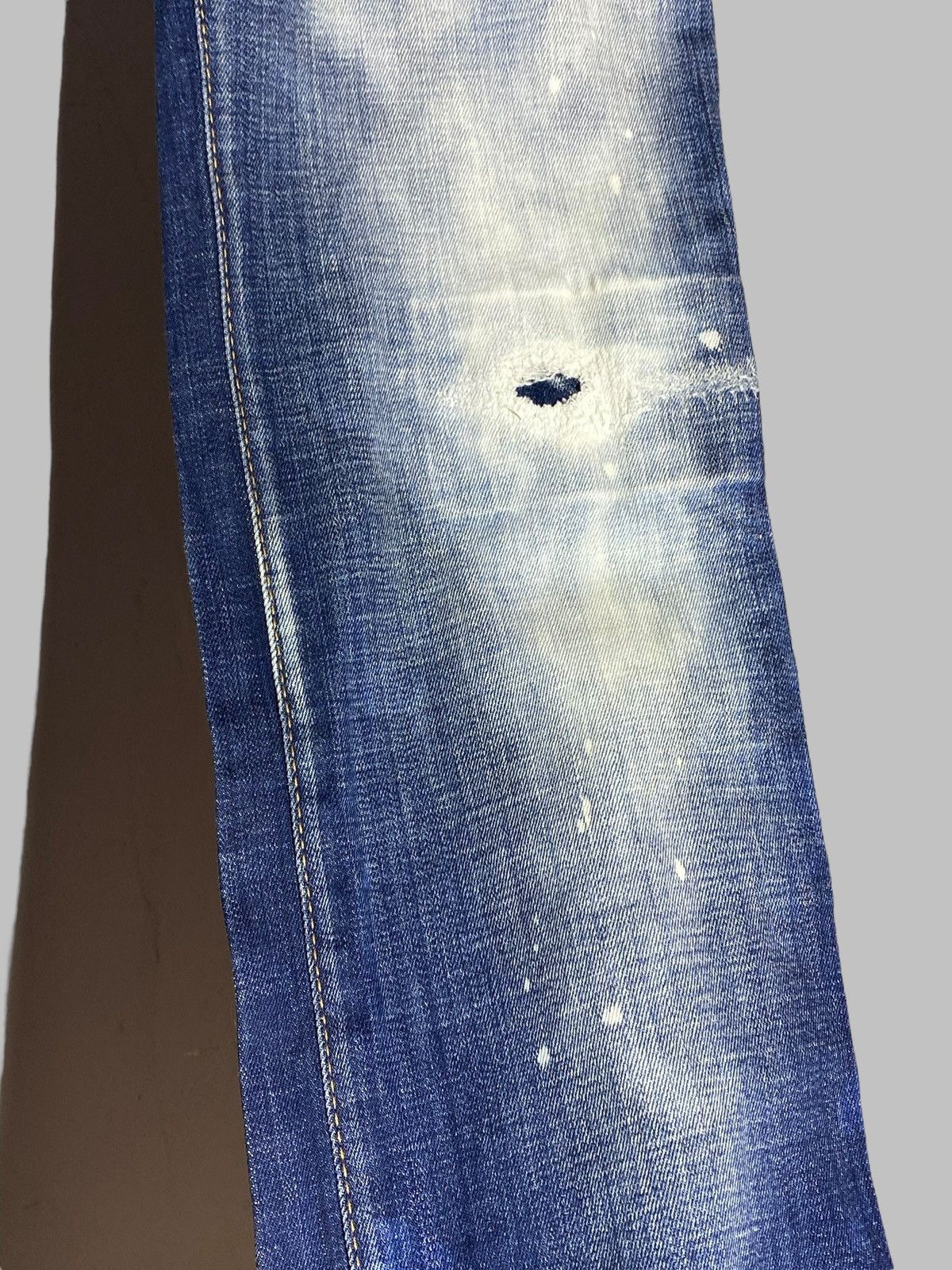 Dsquared2 Dsquared2 Twin Pack Layered Jeans Distressed Washed Denim Size 28" / US 6 / IT 42 - 8 Thumbnail