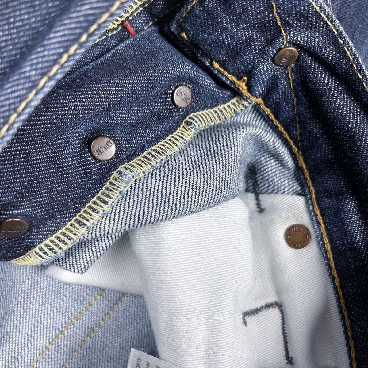 Edwin × Japanese Brand Edwin Japan ED-47 Relugar Straight Denim Jeans Size US 34 / EU 50 - 9 Thumbnail