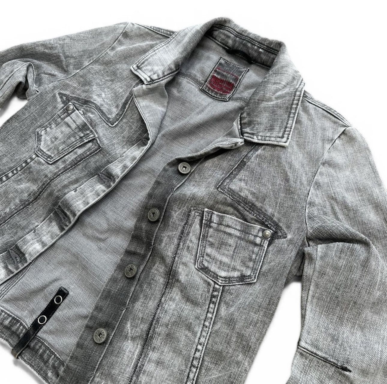 Marithe + Francois Girbaud 90s MFG Denim Jacket Size S / US 4 / IT 40 - 2 Thumbnail