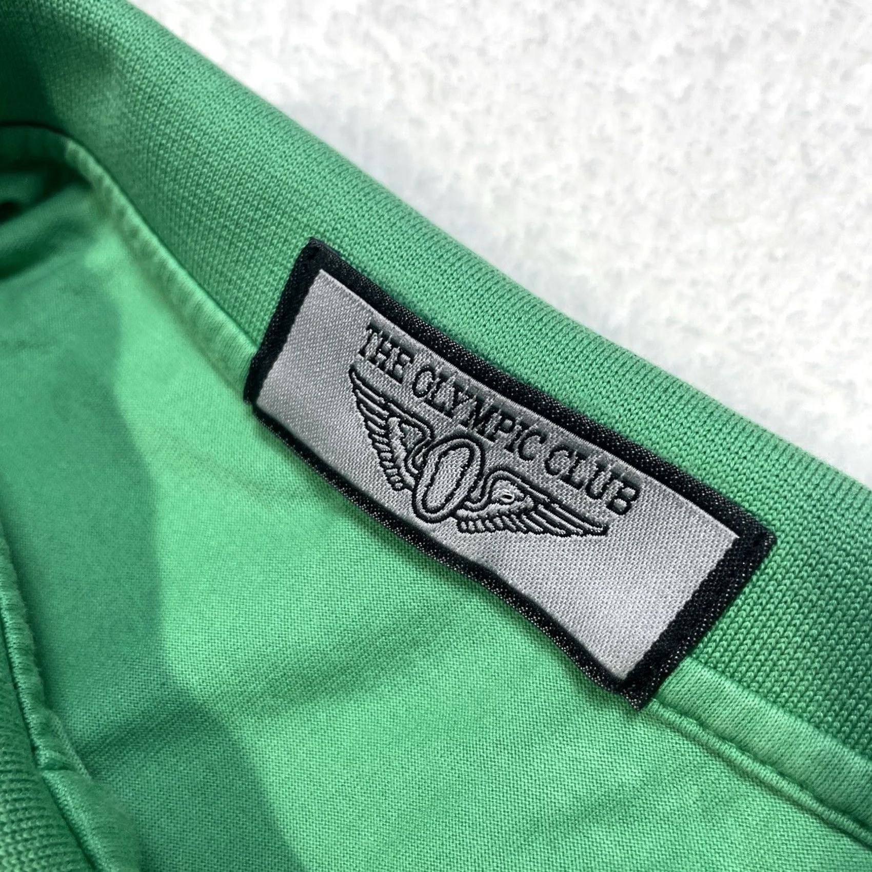 Vintage Olympic Polo Shirt Mens XL Green Logo Casual Classic Sports Performance Golf Tennis Shirt Size US XL / EU 56 / 4 - 4 Thumbnail