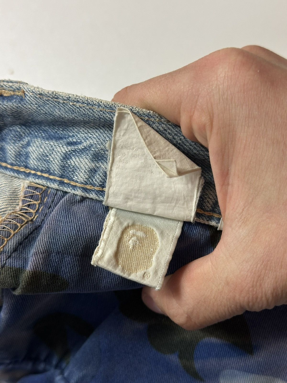 Bape Vintage Bape Twin Sta Camo Jorts Size US 32 / EU 48 - 13 Thumbnail