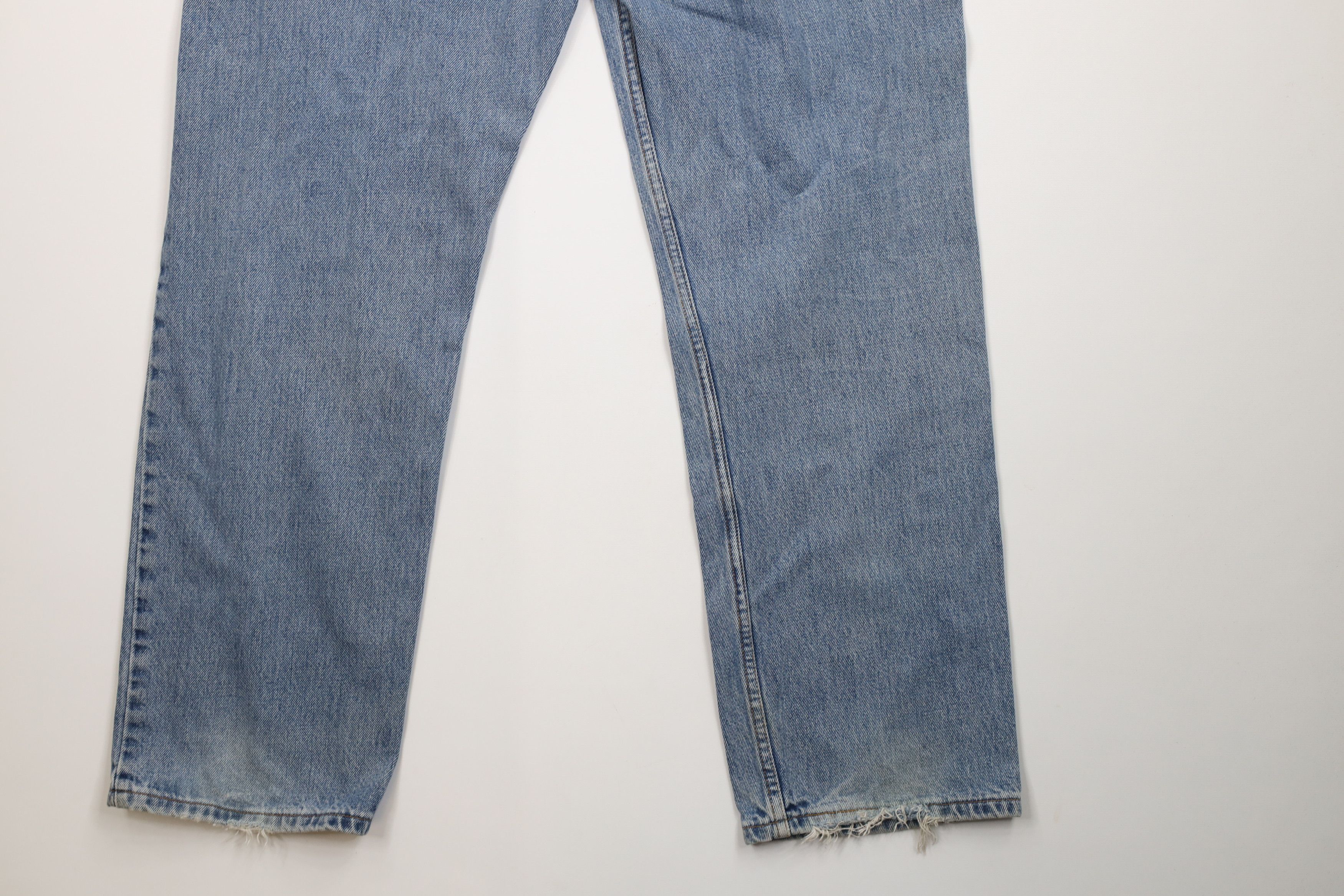 Levi's Vintage Y2K 2001 Levis 505 Straight Leg Jeans Blue USA Size US 38 / EU 54 - 15 Thumbnail