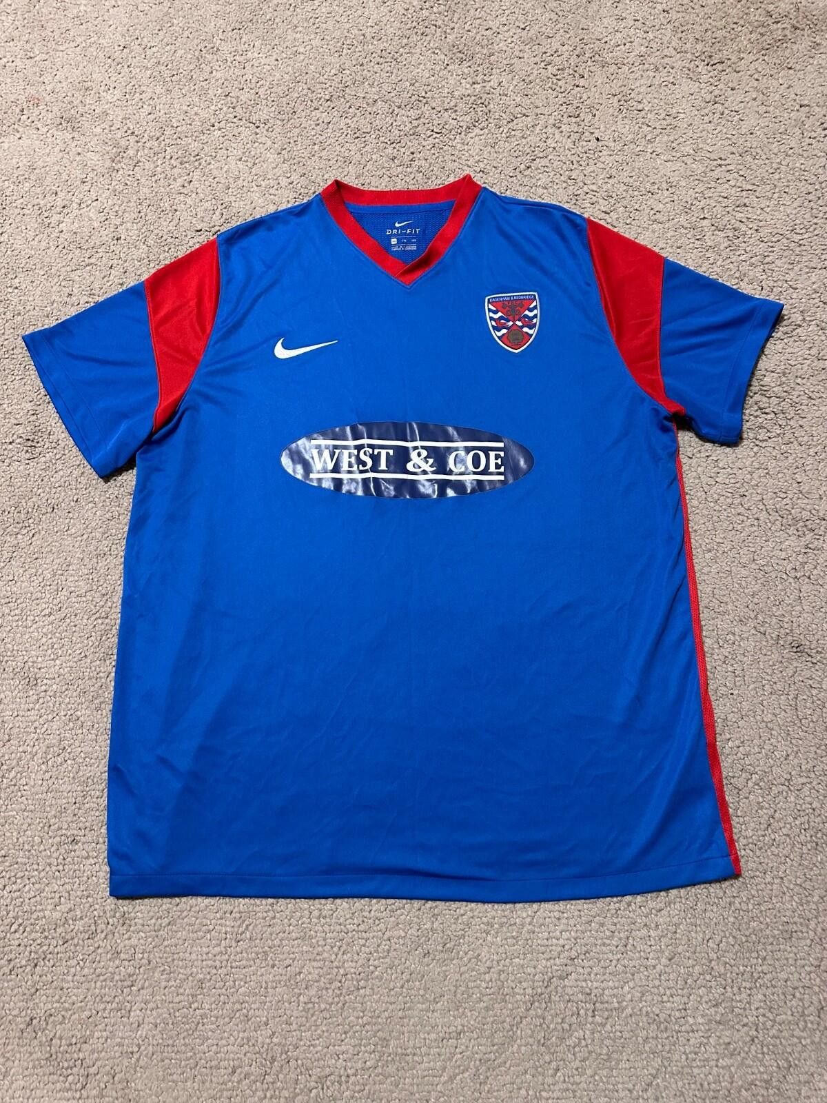 Nike Nike Dagenham & Redbridge 2022/23 Away Football Shirt Jersey Size US XL / EU 56 / 4 - 1 Thumbnail