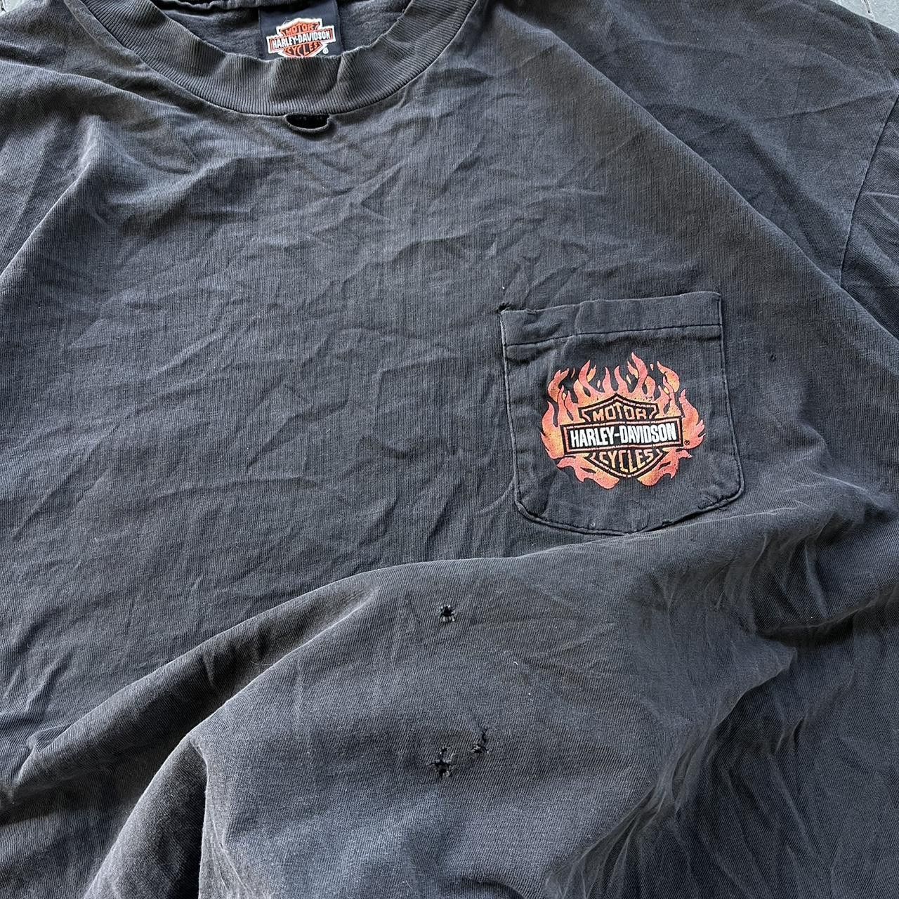 Harley Davidson Vintage 90s Harley Davidson Crocodile Tampa Florida T Shirt Size US XL / EU 56 / 4 - 6 Thumbnail