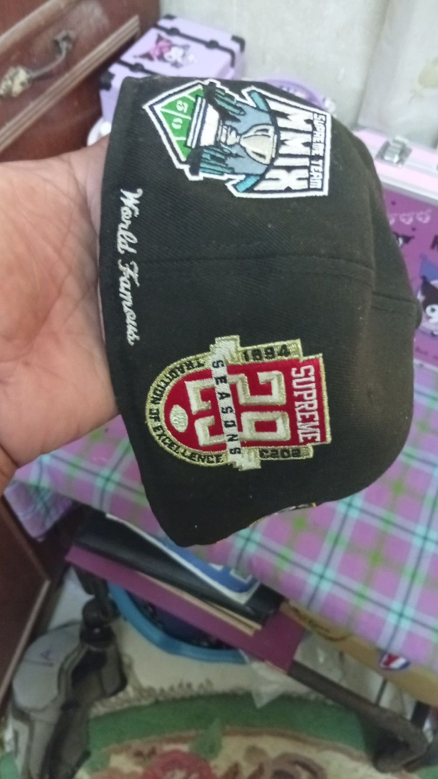 New Era × Supreme Supreme New Era World Famous Coliseum New York Cap Size ONE SIZE - 6 Thumbnail