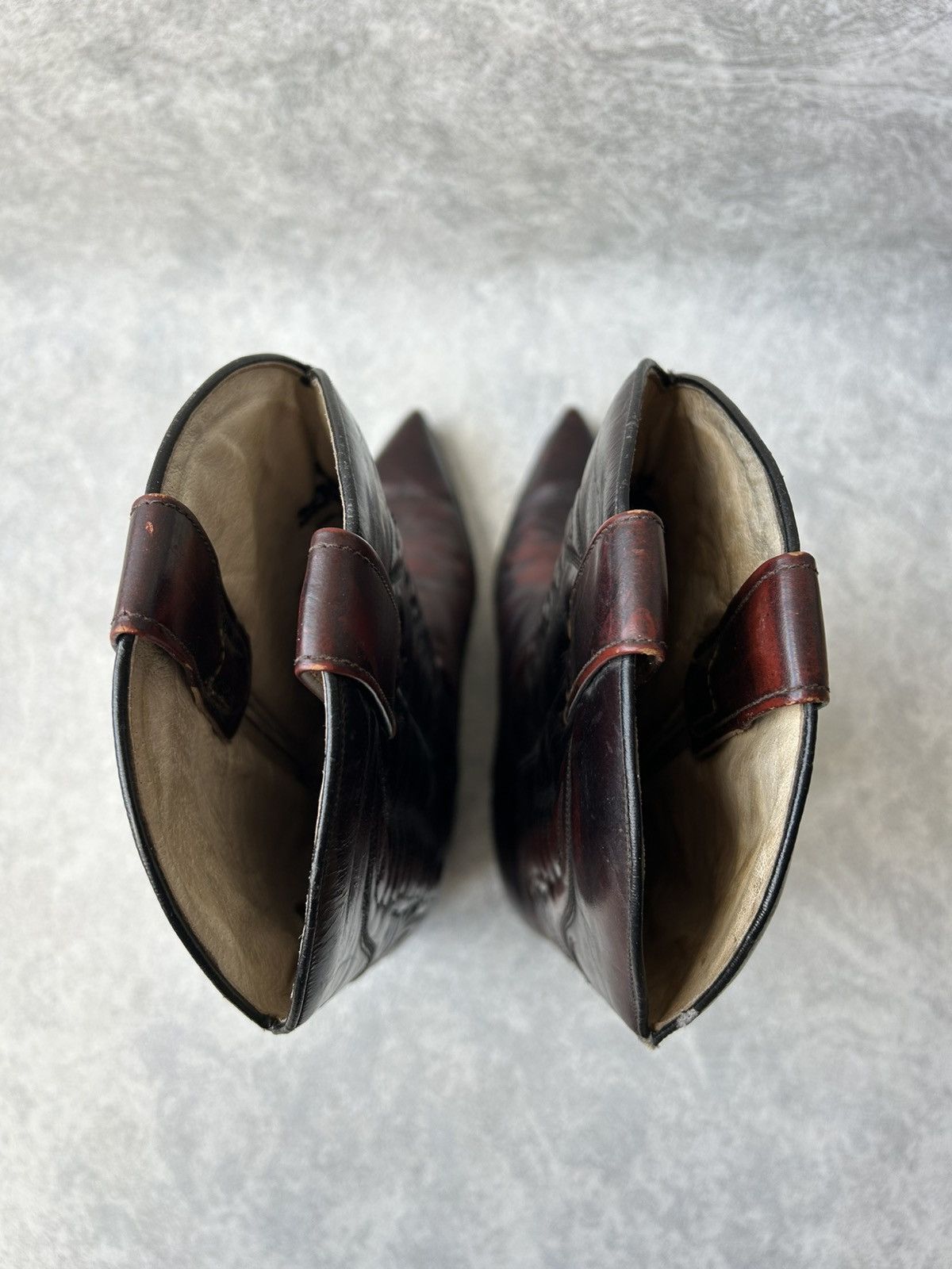 Sendra Sendra Western Cowboy Burgundy Leather Boots Size US 8 / EU 41 - 10 Thumbnail