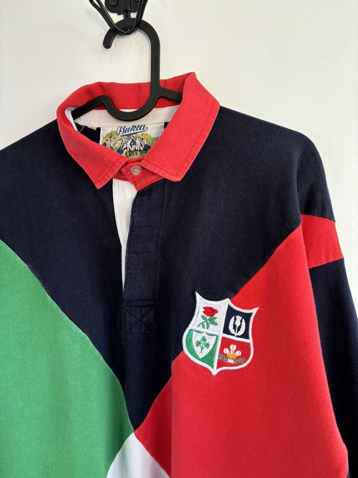 Vintage Vintage 80s British and Irish Lions Rugby Bukla Jersey Size US L / EU 52-54 / 3 - 3 Thumbnail