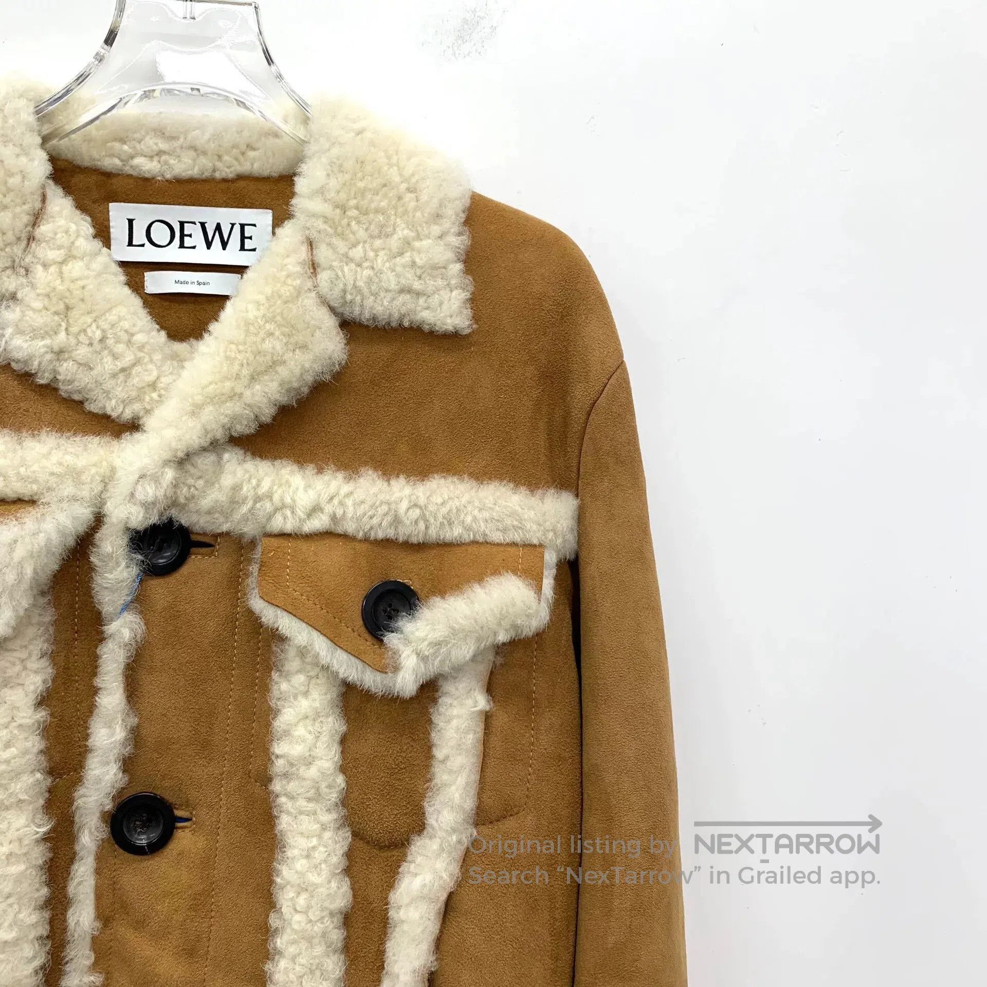 Loewe Loewe Shearling Collar Leather Jacket. Size US M / EU 48-50 / 2 - 3 Thumbnail