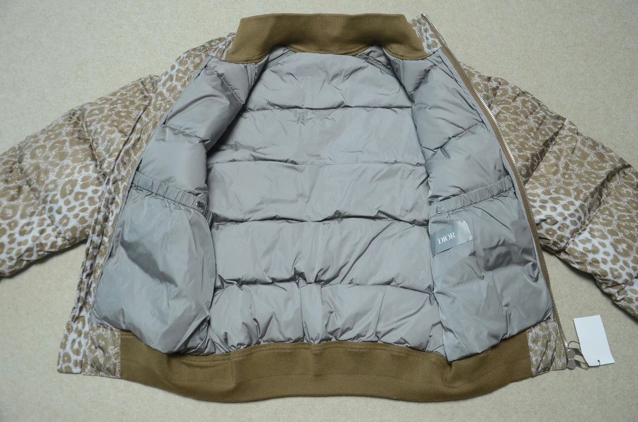 Dior Dior 22SS Leopard Print Down Flight Jacket Size US S / EU 44-46 / 1 - 6 Thumbnail