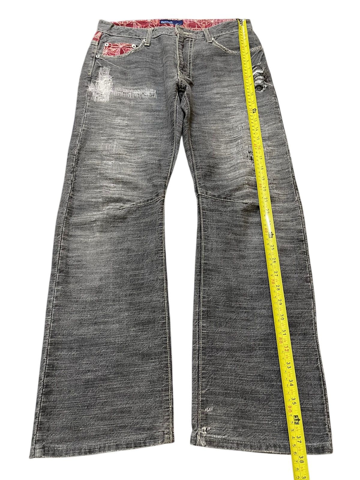 Kapital Vintage Japanese Brand Faded Wash Style Loose Jeans Size US 30 / EU 46 - 12 Thumbnail