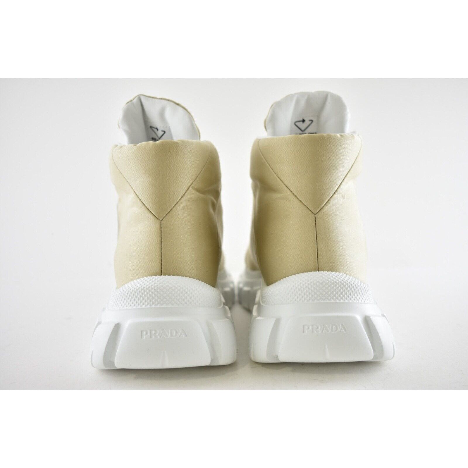 Prada Rush Piuma Nylon Platform Flat High Top Trainer Sneaker 40 Size US 10 / IT 40 - 11 Thumbnail