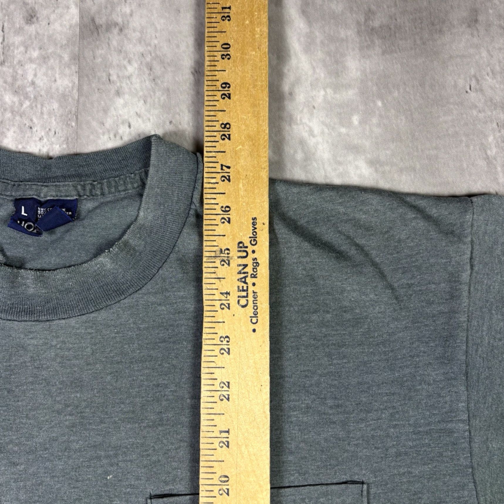 Vintage VINTAGE Golf Pocket T Shirt Blue Sunfaded Distressed Adult size Large 90s Y2K Size US L / EU 52-54 / 3 - 4 Thumbnail